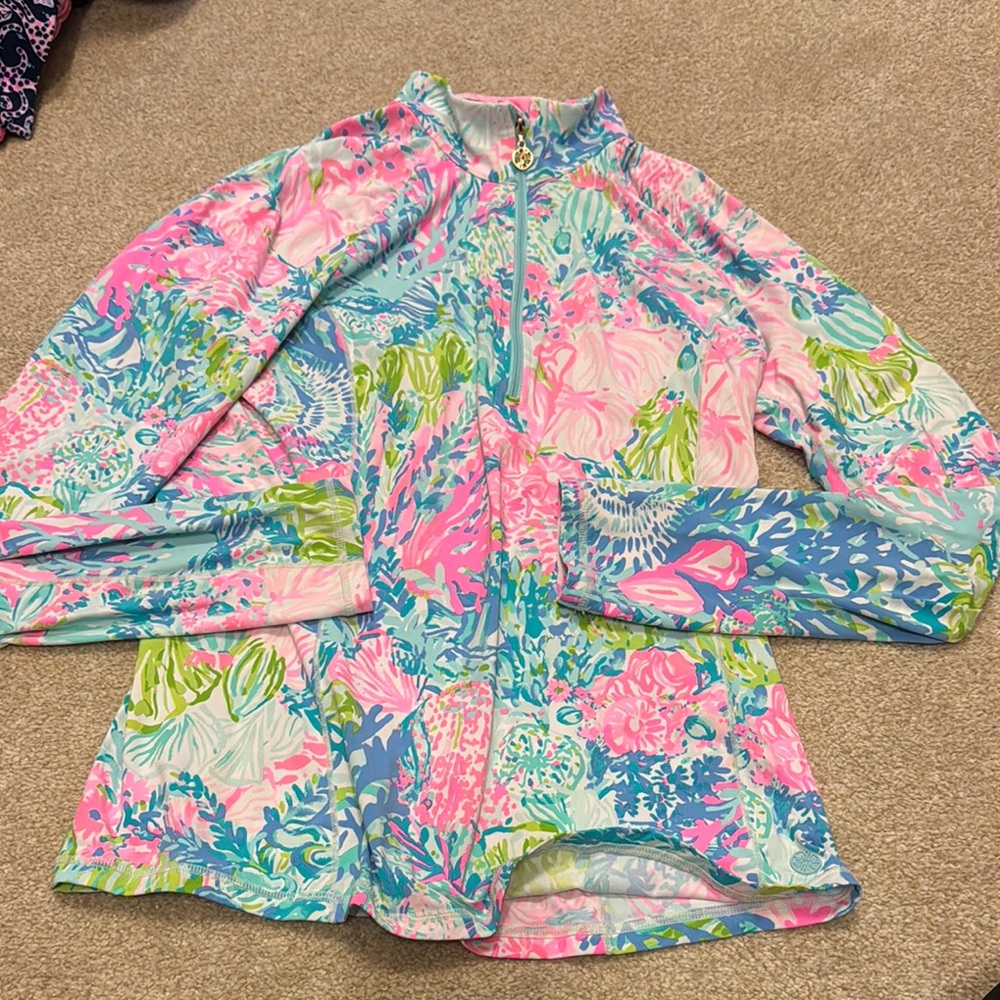 Lilly Pulitzer Colorful Zip-Up Jacket